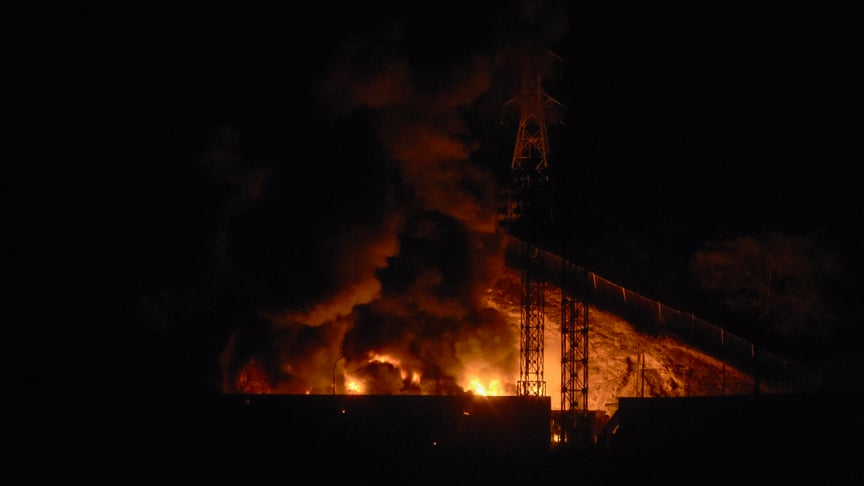 Пожежа у Фуерте-Тіуна, найбільшому військовому комплексі Венесуели, після серії вибухів у Каракасі 3 січня 2026 року