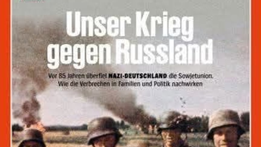 Обкладинка Spiegel до річниці початку російсько-німецької війни