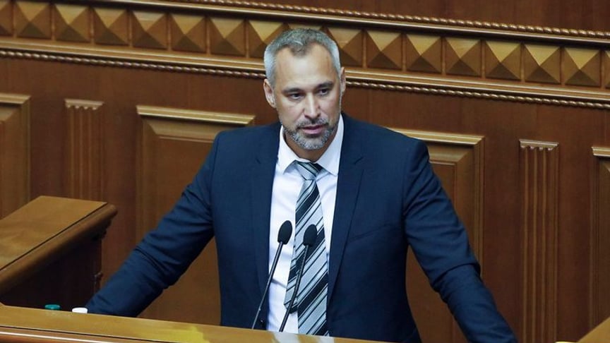 Генеральний прокурор України Руслан Рябошапка виступає перед народними депутатами на засіданні Ради в день його затвердження на посаді, Київ, 29 серпня 2019 року
