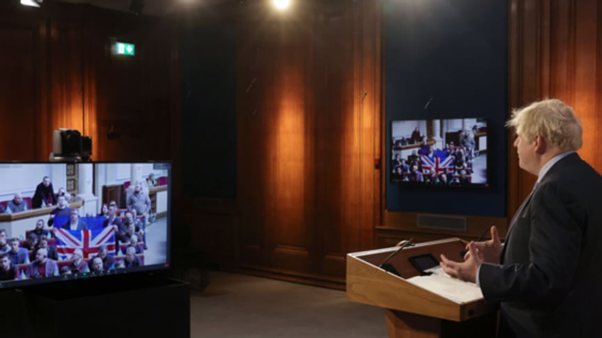 PM Boris Johnson addressed the Ukrainian Parliament