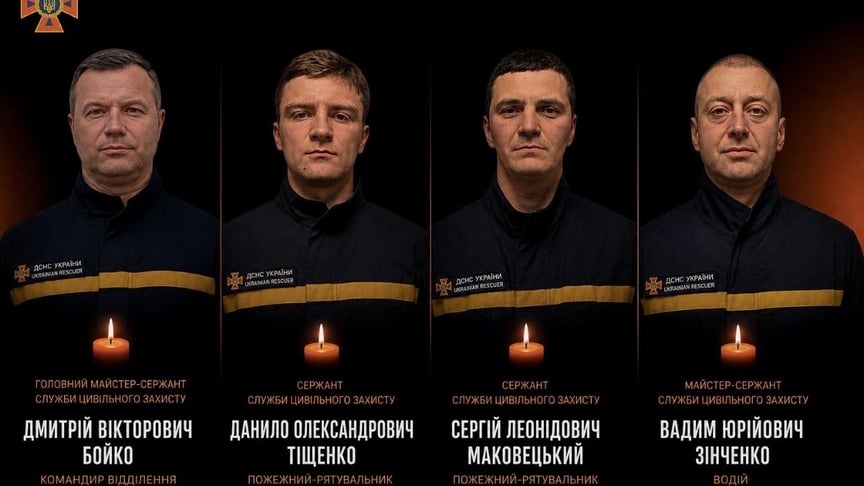 Рятувальники, яких росія вбила 15 червня під час повторної атаки по Харкову