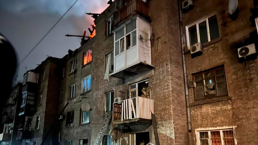 Наслідки російського удару по Кам'янському на Дніпропетровщині