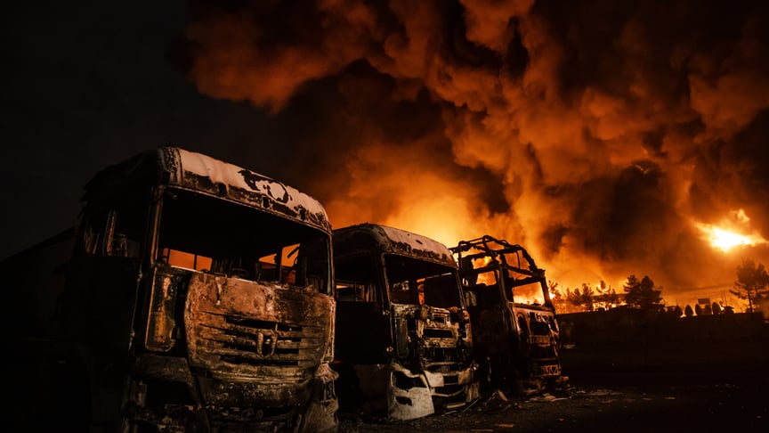 Пожежа на нафтобазі «Шахран», Іран, 8 березня 2026 року