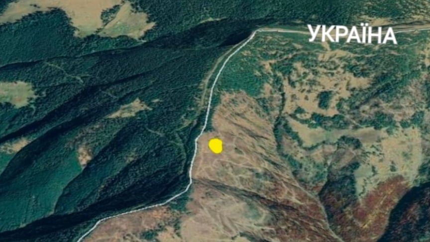 Місце, де виявили загиблого українця