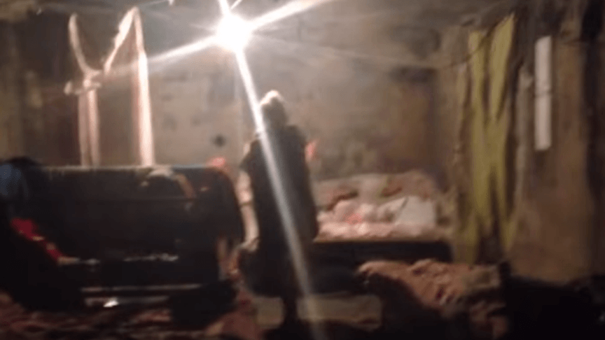 Donetsk. In a Bomb Shelter