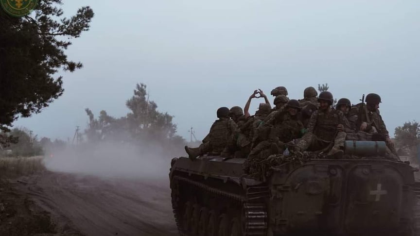 Військова техніка ЗСУ на полі бою