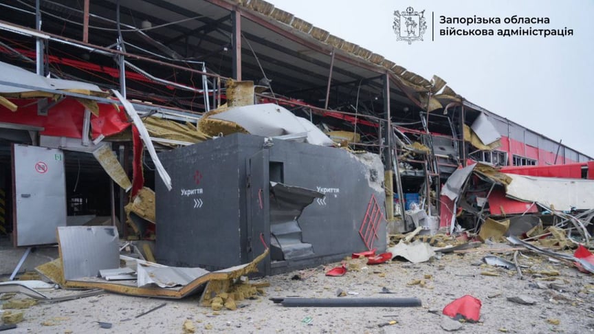 Наслідки атаки росіян на Запоріжжя