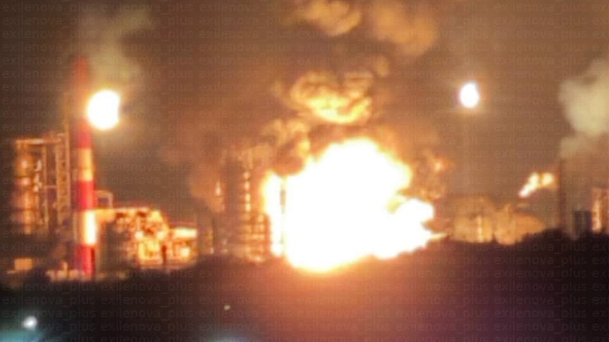 Пожежа на Рязанському НПЗ Пожежа на Рязанському НПЗ