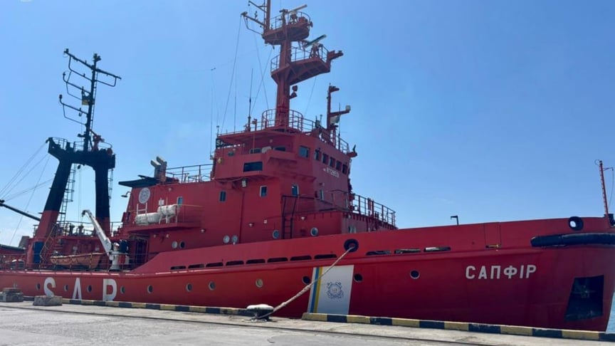 Судно «Сапфір», яке окупанти захопили біля острова Зміїний у 2022 році
