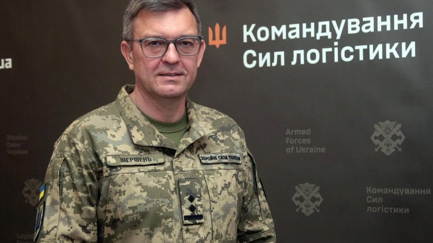 Речник Командування Сил логістики Збройних сил України, підполковник Валерій Шершень