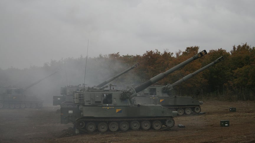 Самоходные гаубицы M109L. Иллюстративное фото
