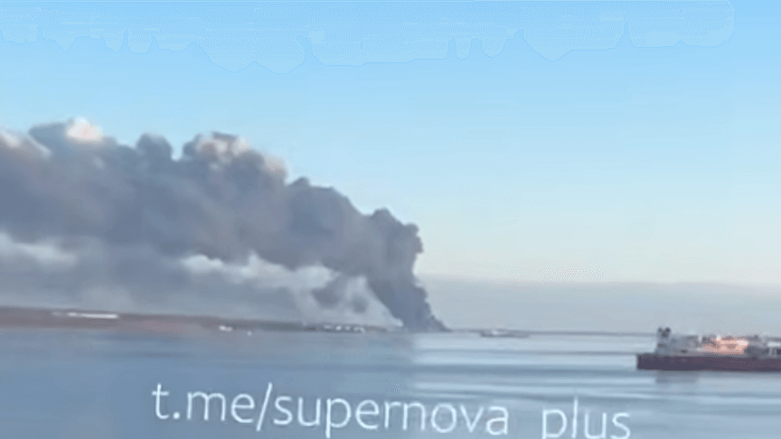 Беспилотники атаковали порт Усть-Луга в россии, 29 марта 2026 года