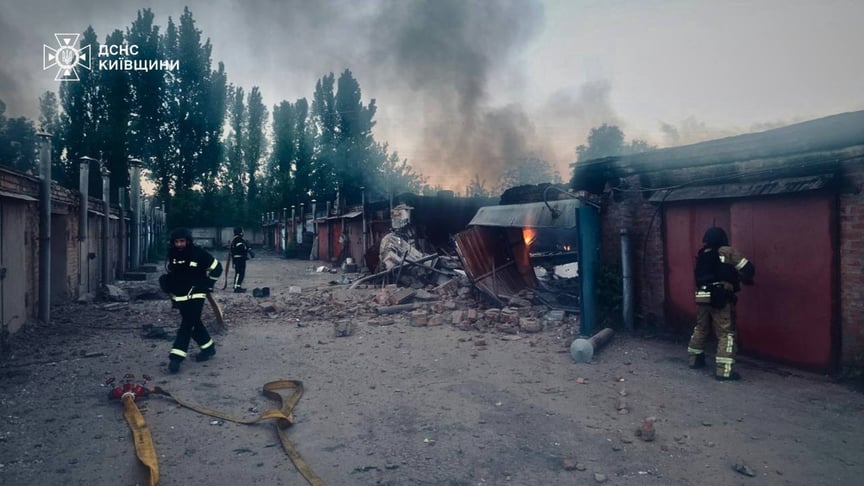 Наслідки російського удару «Орешником» по Білій Церкві