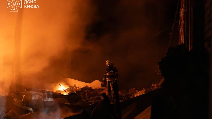 Наслідки російського балістичного обстрілу Києва, 11 серпня 2026 року Наслідки російського балістичного обстрілу Києва, 11 серпня 2026 року