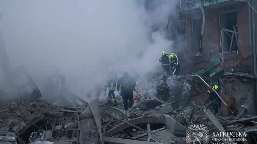 Наслідки російської атаки на Харків, 2 січня 2026 року