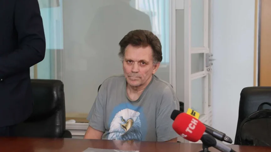 Підозрюваний Вадим Мошкін у залі суду