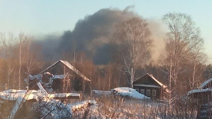 Последствия удара дронов СБУ по объекту на территории рф