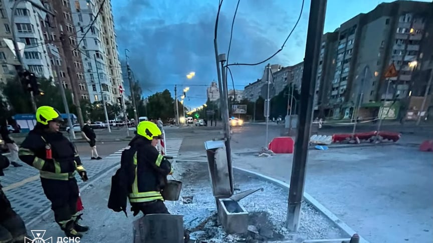 Количество пострадавших в результате атаки по Киеву возросло до 12, из них — двое детей