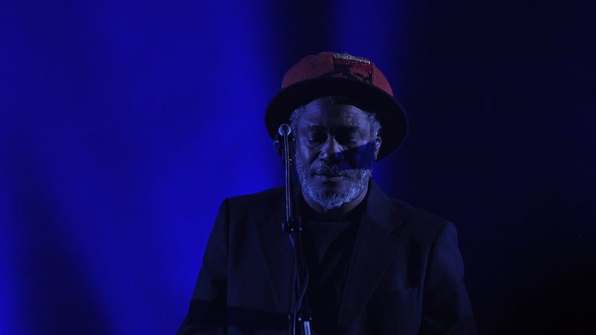 Засновник Massive Attack Ґрантлі Еван Маршалл на концерті в Італії