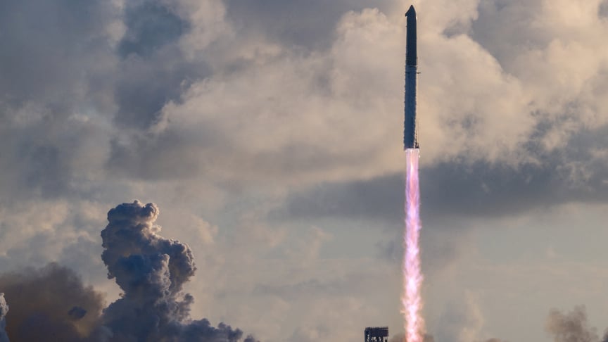 Starship від SpaceX уперше досяг орбіти Землі Запуск ракети SpaceX Starship (Flight 14) зі стартового майданчика в Бока-Чіка, штат Техас, 28 вересня 2026 року
