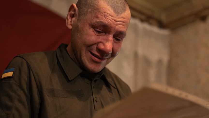 Сергій Криніцький на позивний Сєронька