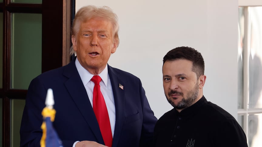 Президент США Дональд Трамп та президент України Володимир Зеленський Президент США Дональд Трамп та президент України Володимир Зеленський