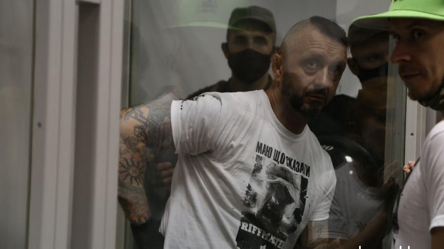 Обвинувачений у вбивстві журналіста Павла Шеремета Андрій Антоненко, Шевченківський суд Києва, 25 серпня 2020 року