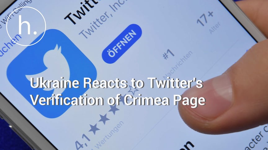 Outrage in Ukraine as Twitter Verifies Crimea Government Page