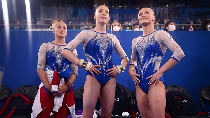 Ілюстративне фото. російські гімнастки на Олімпійських іграх 2020 року в Токіо