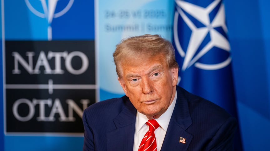 Президент США Дональд Трамп на саміті НАТО у Гаазі