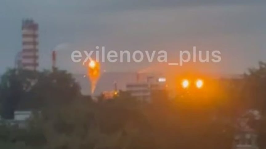 Момент ураження підприємства «Невинномиський Азот» у Ставропольському краї росії Момент ураження підприємства «Невинномиський Азот» у Ставропольському краї росії