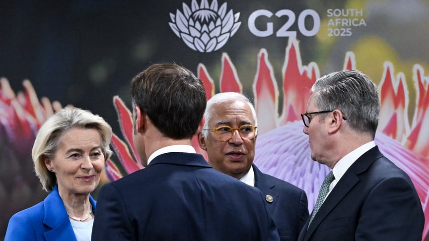 Європейські лідери на зустрічі щодо України на полях саміту «Великої двадцятки»