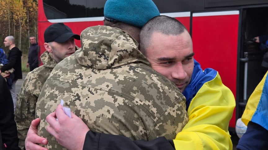 Военные, освобожденные из российского плена