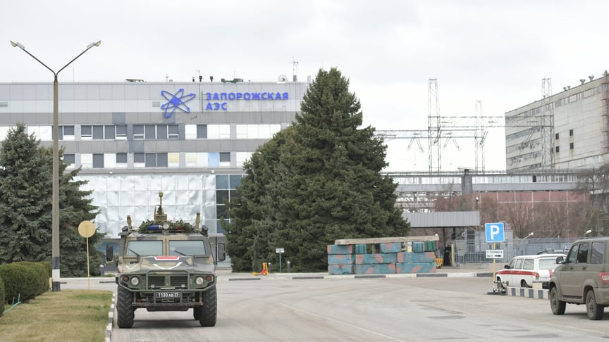 Окупована Запорізька АЕС під час візиту гендиректора МАГАТЕ, 29 березня 2023 року