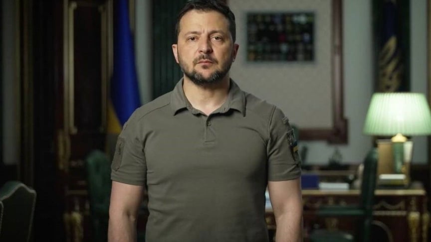 Володимир Зеленський під час відеозвернення 18 травня 2023 року