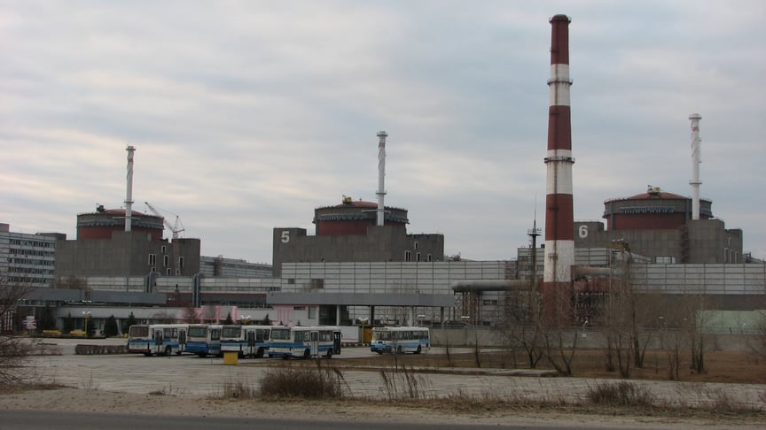Russian forces amass explosives and weaponry at the machinery room of Zaporizhzhia NPP