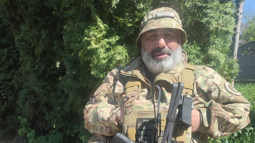 Грузинський доброволець Вано Надірадзе Грузинський доброволець Вано Надірадзе