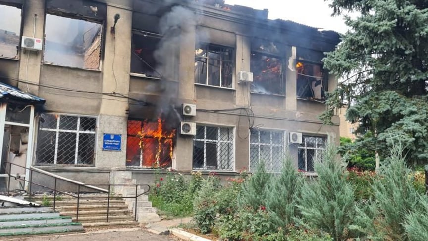 Наслідки обстрілів Донеччини