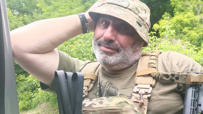 Грузинський доброволець Вано Надірадзе Грузинський доброволець Вано Надірадзе