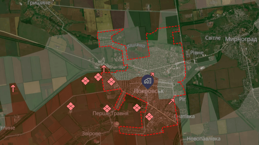 Ситуация в Покровске по состоянию на 28 ноября 2025 года