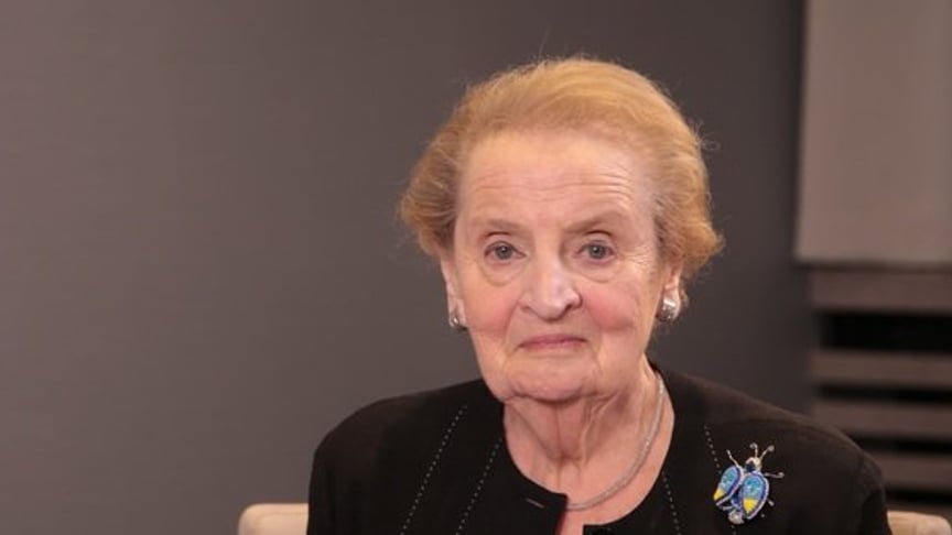 Secretary Albright Explains Why Democracies Need Female Empowerment