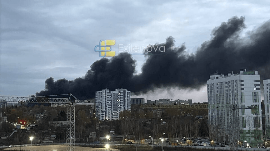 Пожежа на заводі "Протон" у російському Орлі