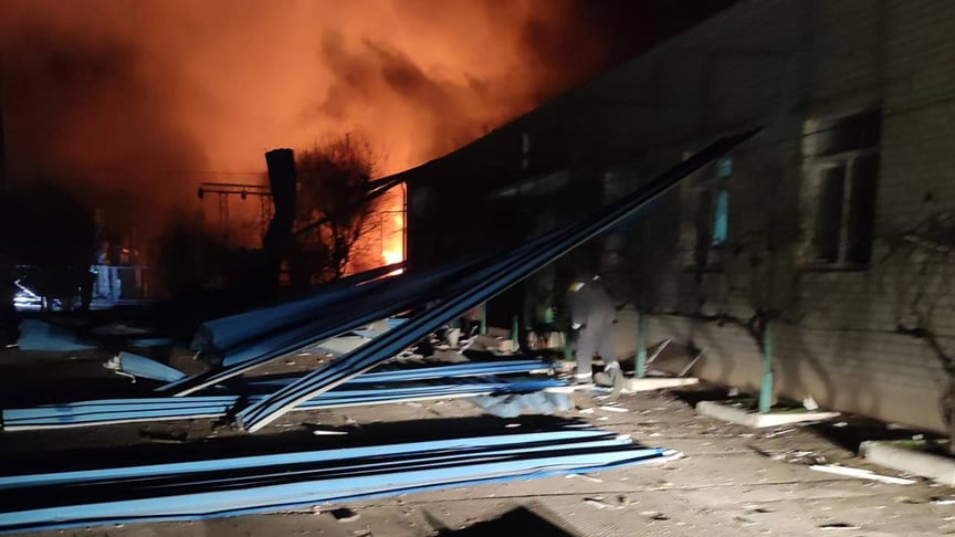 Наслідки російського удару на Одещині, 10 лютого 2026 року