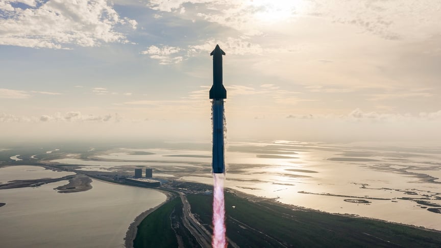 Зліт ракети Starship