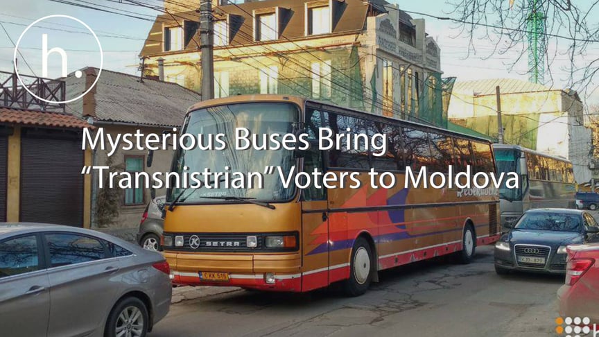 Hundreds of Buses From Transnistria Arrive in Moldova for Parliamentary Elections