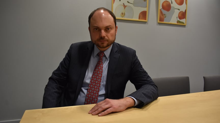 Vladimir Kara-Murza Jr. in Riga, Latvia
