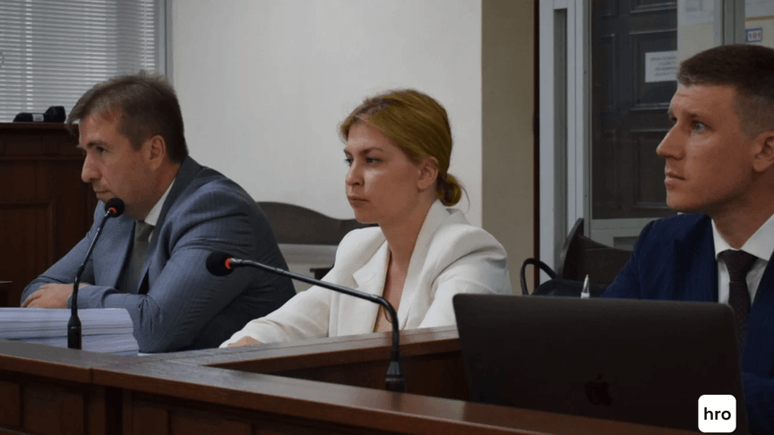 Ольга Стефанішина в залі суду