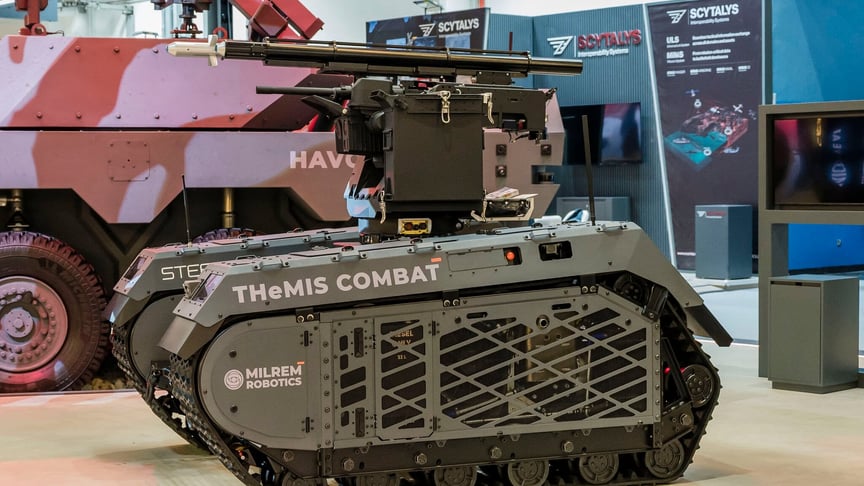 Ілюстративне фото. Техніка виробництва компанії Milrem Robotics