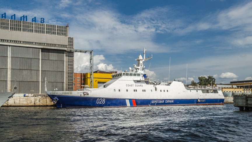 Иллюстративное фото. Судно проекта 22460 — подобное поразили в Крыму