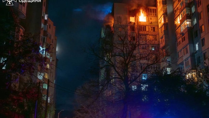 Наслідки удару по Одесі вночі 1 травня